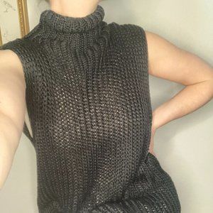The Row Knitted Silk Sweater Vest